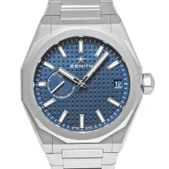 箱・国内正規保証書・替えのベルト付き ZENITH デファイ スカイライン Ref.03.9300.3620/51.I001 ブルー 中古品 メンズ 腕時計のサムネイル