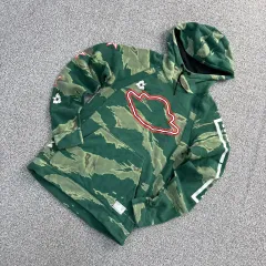 S NIKE レディース ジョーダン カモフラージュ 長袖 パーカー 0504Jのサムネイル