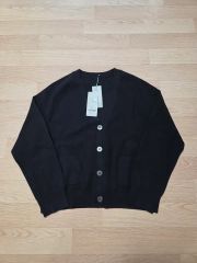 新品☆ANAYI コットンナイロンスムースVネックカーディガン/セオリー