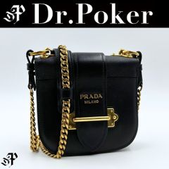 PRADA コルセア フィリグリー 鍵穴モチーフ レザー ショルダーバッグ 
