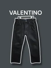 30/ VALENTINO The HANDSOME ヴァレンティノ 18年 ブラックデニム /0725のサムネイル