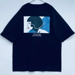 【新品未使用】Confirm コンファーム ブラック M寸 Ｌ寸 イラストバックプリント半袖Tシャツ オーバーサイズ ビックシルエット カットソー メンズ ユニセックス タグ付きのサムネイル