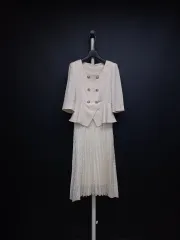 新 LYNN 린 セットアップ レーヨン シフォン マキシ ロング ONE PIECE 55