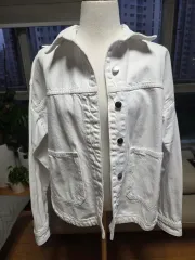 ZARA ザラ 白 デニム クロップドジャケット 傷なし 最高