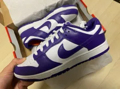 (新品) NIKE ダンクロー パープル/270のサムネイル