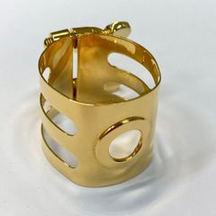 美品】woodstone製 リガチャー 金メッキ【セルマー用】 - メルカリ
