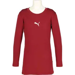 サイズ120cm、PUMA(プーマ) コンプレッション ジュニア クルーネック LS シャツ サッカー ウェア アンダー（インナー）シャツ 660769