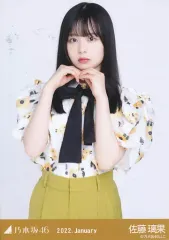 【中古】生写真(坂道シリーズ) 佐藤璃果/上半身・レトロデザイン/「乃木坂46 2022.January」WebShop 限定ランダム生写真