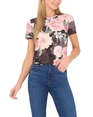 テッドベーカー レディース トップス Tシャツ プリント Ted Baker Amira Printed Tee Coral Pink ピンクのサムネイル
