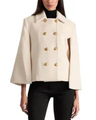 アリスアンドオリビア レディース アウター ジャケット・ブルゾン ケープデザイン キャップ ケープ Alice and Olivia Reynalda Cape Jacket Off White オフのサムネイル