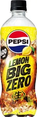 ペプシ＜生＞ ビッグゼロ レモン炭酸飲料 PEPSI コーラ 600ml×23本 4901777402027/△803454のサムネイル