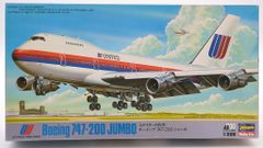 ハセガワ 1/200 ユナイテッド航空 B747-200 - メルカリ
