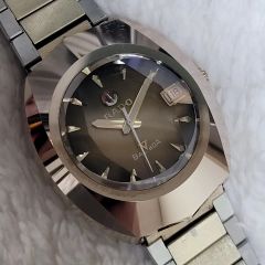 デッドストック RADO DIASTAR 自動巻き 赤石 黒文字盤 純正ベルト 