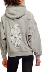 フリーピープル レディース アウター パーカー・スウェット 刺繍 FP Movement Womens Final Call Embroidered Hoodie Heather Grey Combo グレー