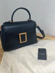 COURONNE 2WAY ハンドバッグ ショルダーバッグ ブラック 型番カード 