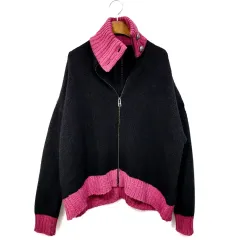 ZADIG&VOLTAIRE ザディグ・エ・ヴォルテール ハイネック オーバーサイズ アウター T383のサムネイル