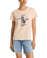 マザー レディース トップス Tシャツ MOTHER The Boxy Goodie Tee Cat Got Your Tongueのサムネイル