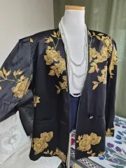 ハイクオリティLINE ジャガード ルーズフィット ジャケット