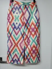 未使用 ASOS アソス chevron rainbow skirtのサムネイル
