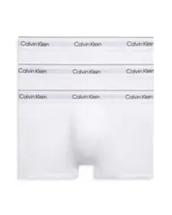 カルバンクライン メンズ アンダーウェア ボクサーパンツ ローライズ Calvin Klein Low Rise Trunks Pack of 3 White ホワイト