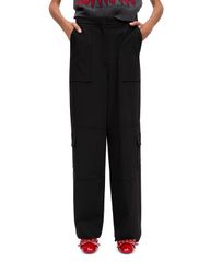 ガニー レディース ボトムス カジュアルパンツ カーゴパンツ GANNI Twill Cargo Pants Black ブラック