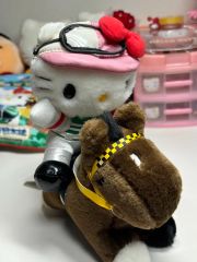 ノ*ル様 【希少】お馬deキティ ウォッカ ぬいぐるみ JRA日本ダービー