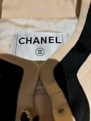 CHANEL IDENTIFICATION 半袖 ワンピース ブラック 42 - メルカリ