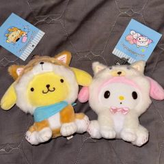サンリオ×吉徳 マスコットホルダー＜3個セット＞キティ シナモン プリン サンリオ×吉徳 マスコットホルダー＜3個セット＞キティ シナモン