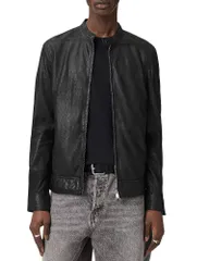 オールセインツ メンズ アウター ジャケット・ブルゾン レザー ALLSAINTS Colt Leather Jacket Black ブラックのサムネイル