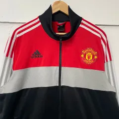アディダス MANCHESTER UNITED FC オーバーサイズ 3本線 ジャージ