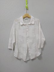 日本製 パラスパレス 半袖 コットンシャツ ゆったりワイドシルエット 
