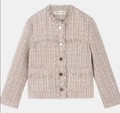 laubeblanc Mix tweed No collar jacket - メルカリ