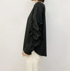 M PREMIER ストレッチギャザーフリルへムブラウス ¥ 29,700 - メルカリ
