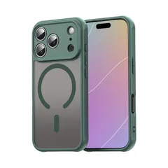 特価商品 対応 iPhone 17 Pro Max ケース PC+TPU MagSafe対応 衝撃吸収 落下防止 米軍MIL規格取得 いPhone 17 Pro Max 半透明 カバー 黄ばみにくい スマホケース スマホカバー ワイヤレス充電磁気 薄型 （グリ
