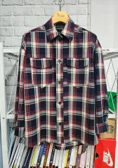マージュ秋シャツ 冬シャツ シャツ チェック柄 レーディスシャツ ブラウス ゆったり55 WJ23のサムネイル