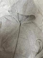 H&M レディース クロップド フーディジップアップ