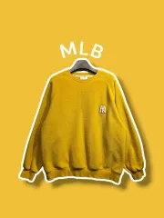 M/ MLB 엠엘비 NEW YORK フリース 裏起毛パーカー 黄色 /925のサムネイル