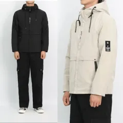 メンズウィンドブレーカー秋ジャケット フードアウター