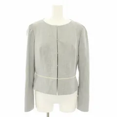 トッカ TOCCA ノーカラージャケット ボレロ アウター 4 グレー JKTOKS0100 /YTのサムネイル