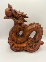 常滑焼 辰 置物 西峰作 竜 龍 干支 縁起物 陶器 伝統工芸 箱付きのサムネイル