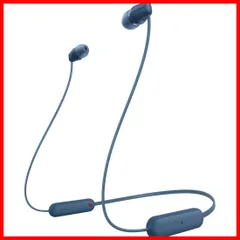 【在庫処分】小 LZ WI-C100 ブルー WI-C100:Bluetooth対応/25時間スタミナ/IPX4防滴/DSEE搭載 ワイヤレスイヤホン ソニー(SONY)