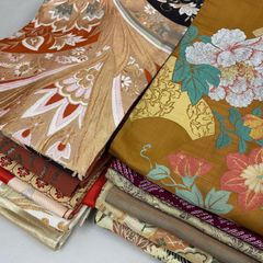 大量まとめ】15本 帯 まとめ売り リメイク向け 素材 アンティーク