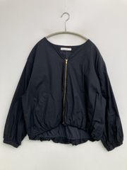 JEANASIS ブラック バルーンジャンパー フリーサイズ JEANASIS