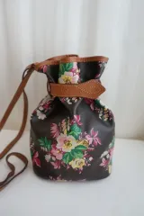 (正規品)KENZO フラワー 巾着バッグ - ブラウン