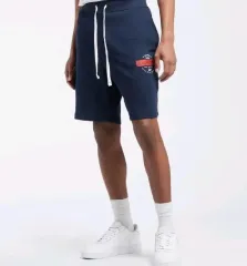 トミーヒルフィガー メンズ ハーフパンツ - ネイビー M(31-34インチ)