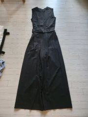 HAUNT ハウント オールインワン ワイドパンツ 25ss チャコールグレー