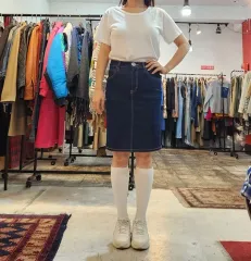 Lee × earth music & ecology コラボ デニム スカート
