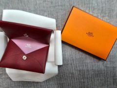 新品未使用 エルメス バスティア ローズサクラ ピンク 希少 シェーブル