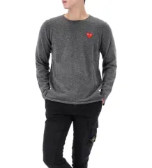 COMME des GARCONS メンズ ウールニット グレー M 新品のサムネイル