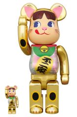 BE@RBRICK 1000% 招き猫 千万両 金 開運 銀 - メルカリ